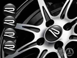 VW Radaufkleber Ausgabe Luxusgewölbte Logos